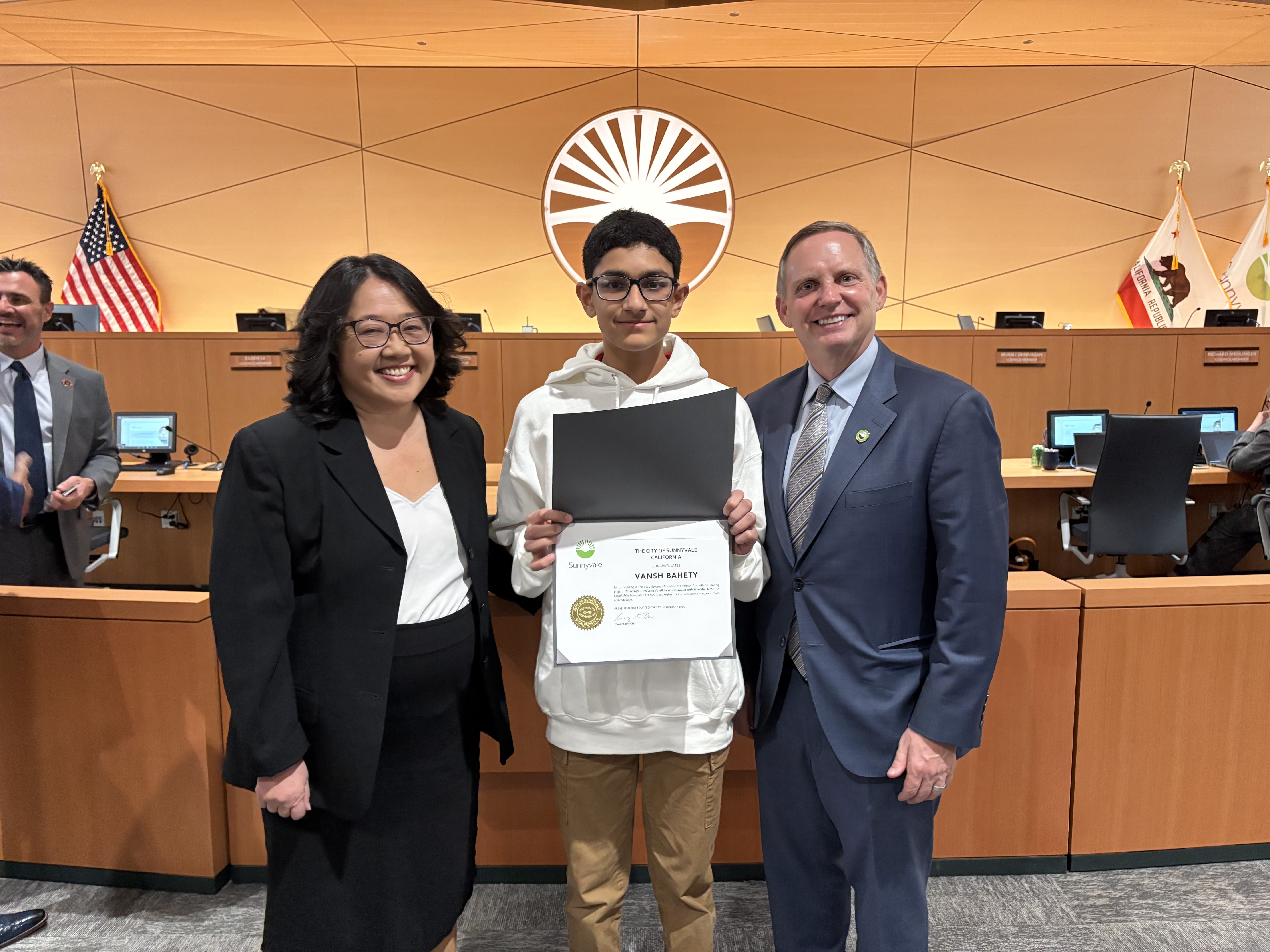 Mayor recognition